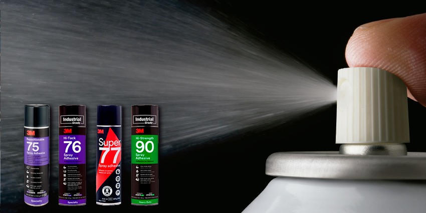 Adhesivo 3M™: ventajas y tipos de pegamentos en aerosol