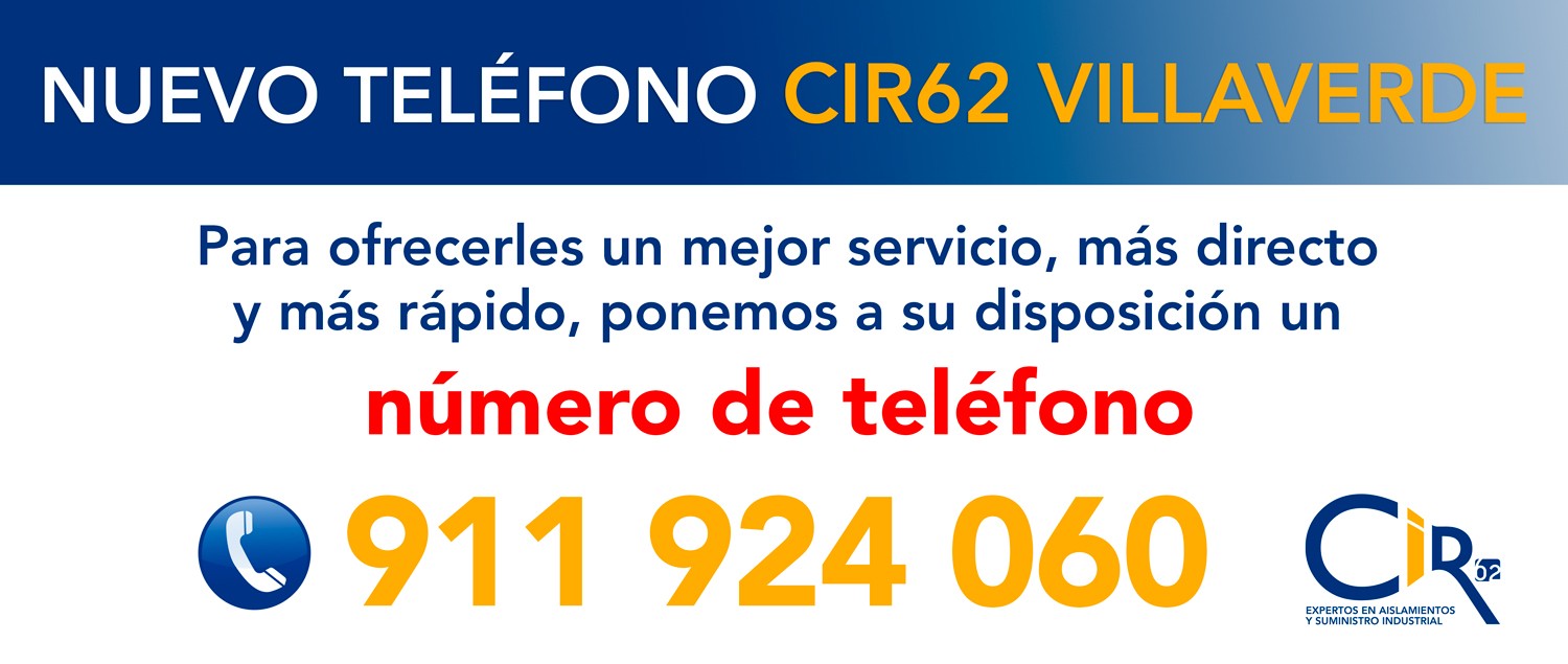 Nuevo teléfono - CIR62 VILLAVERDE