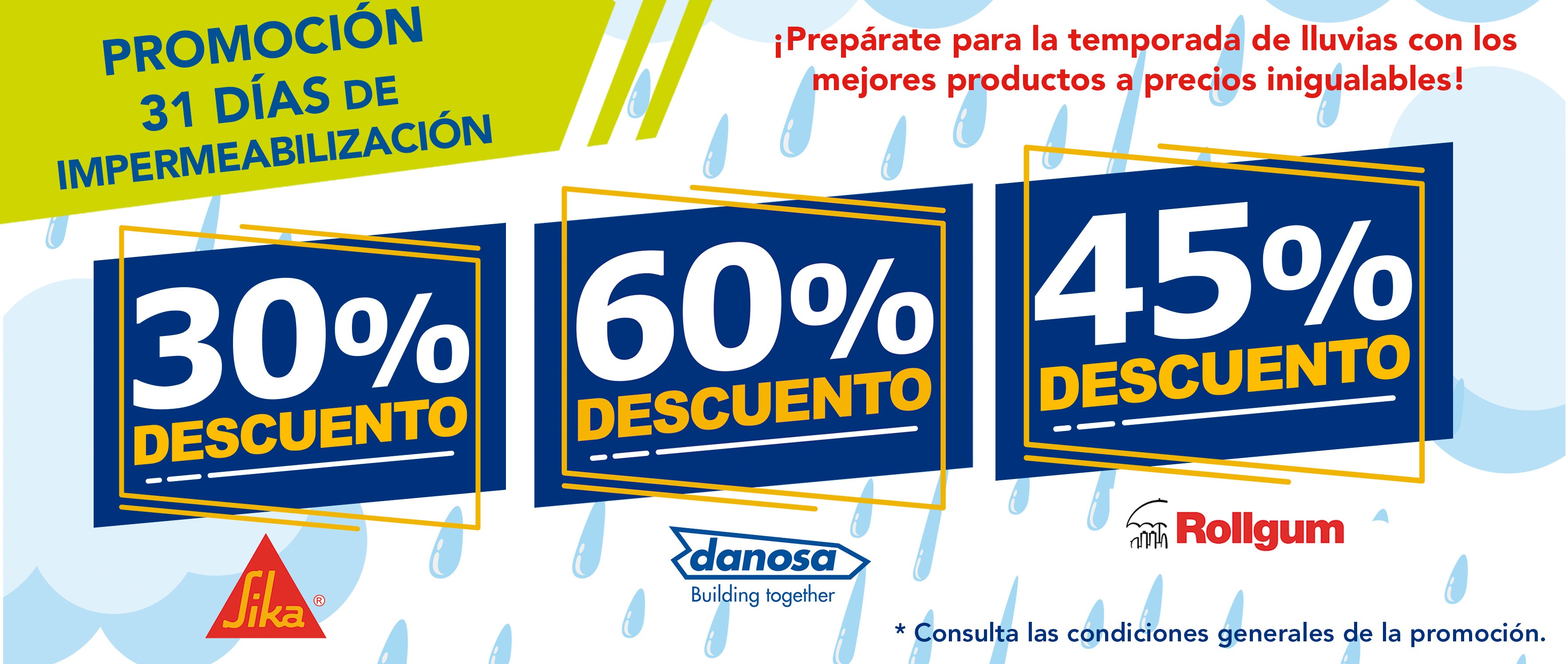 Promoción 31 días de impermeabilización 